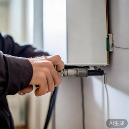 固定壁挂炉，确保稳固