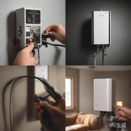 连接电源线，确保接通