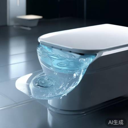 智能马桶防进水按键