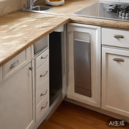 消毒柜角落摆放妙