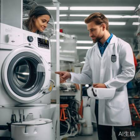 洗衣机修好,师傅教保养