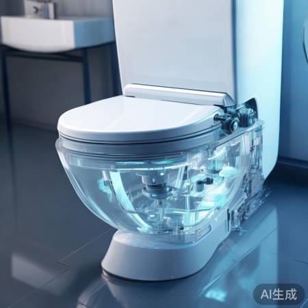 智能马桶电池阀：自动小机器人