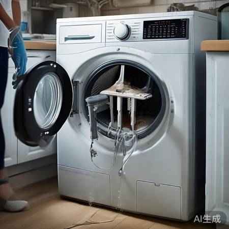 洗衣机不转？检查排水泵滤网