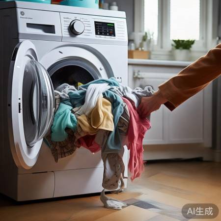 洗衣机震动大，衣物分布要均匀