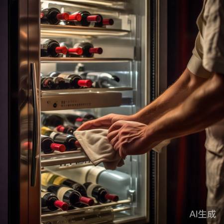 “定期清洁酒柜,延长使用寿命。