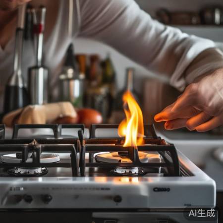 燃气灶打火熄灭，留心及时解决