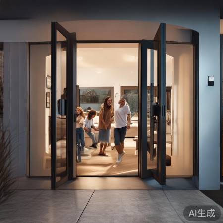 “智能锁一键开锁，生活更便捷”