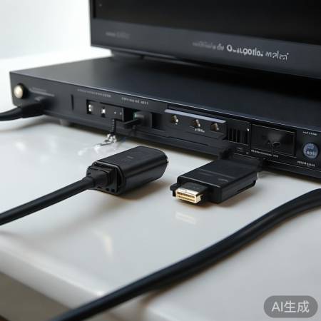 HDMI/AV线连接，直接简便