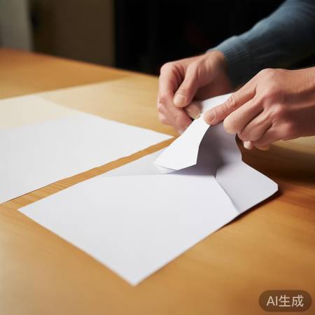 折叠小长方形,成十六排长条