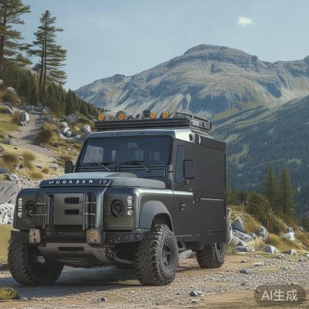 路虎卫士+冰箱=户外酷炫神器