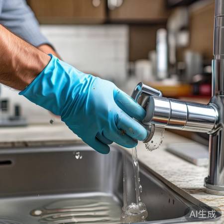 热水器滤网堵塞,小心清理