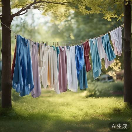 晾衣有技巧,阴凉通风后晒。