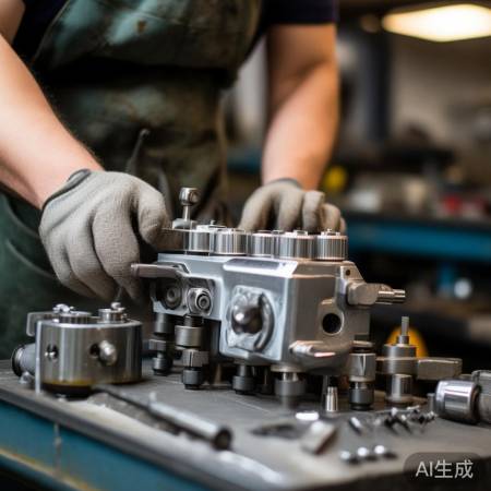 安装新泵头,技巧拧紧螺丝