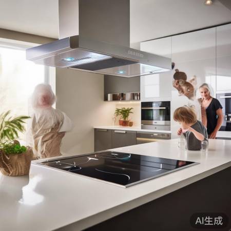 “智能油烟机,省心又省力”