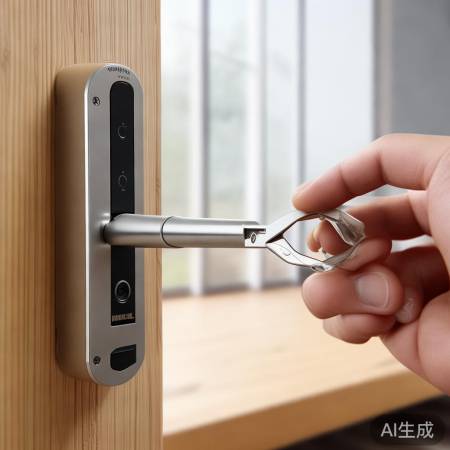 新型折叠智能锁,简单解锁教程