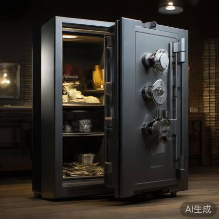 金盾保险柜763,双密码防盗,