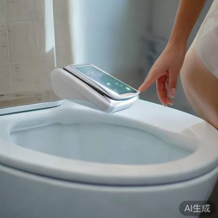 智能马桶，一键清爽