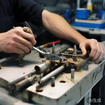 拆卸热电偶,小心拧螺丝