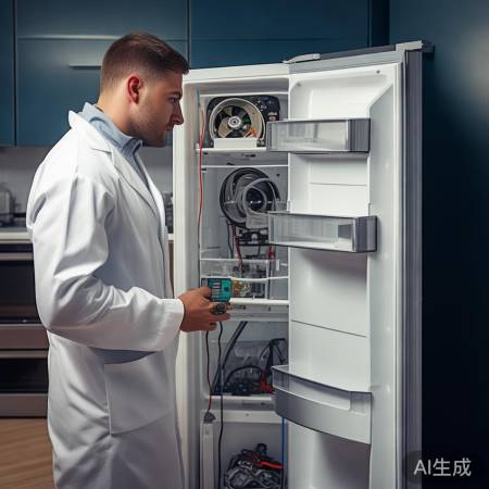 冰箱噪音多,部件故障所致。