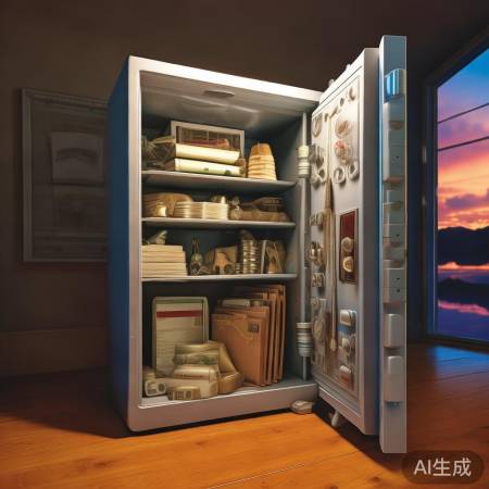 保险柜里放重要财物