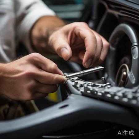 拆卸仪表盘装饰条