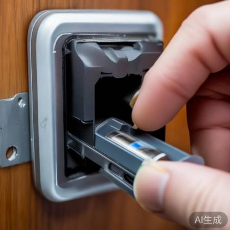 指纹锁电池更换教程