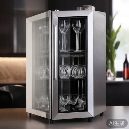 “红酒杯消毒柜,面子健康两全”