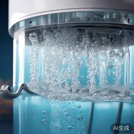 气泡加热热水器，高效便捷。