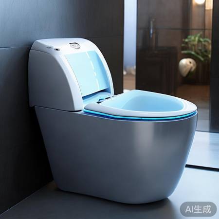 智能马桶自动清洁，告别繁琐。