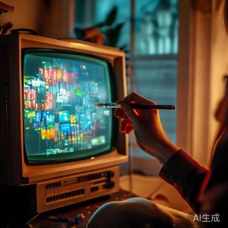 CRT电视绘画工具