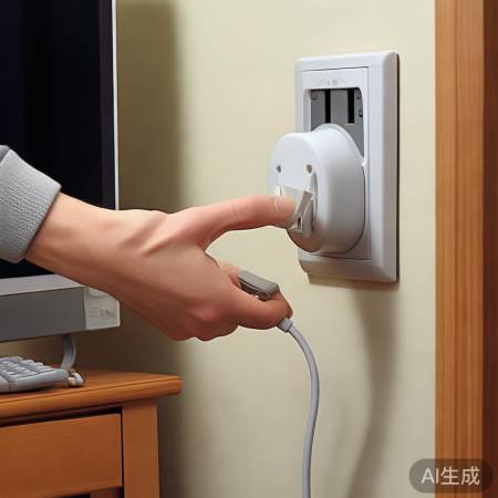 拔插电源先关机,保护电视电路