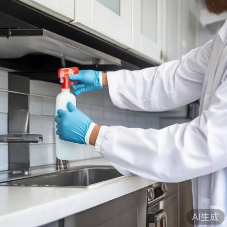 定期清洁消毒柜