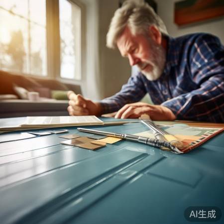 周末聊防盗门喷漆