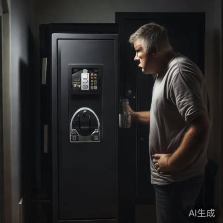 保险柜指纹解锁误操作,锁门无解