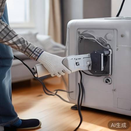 连接电源，注意安全