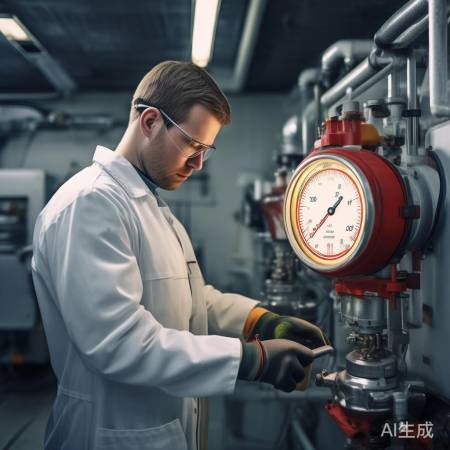 检测燃气压力,调整至标准