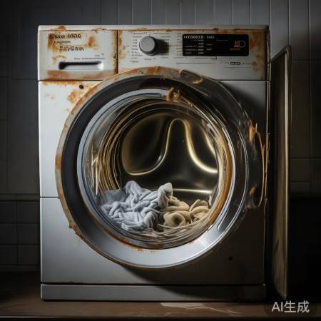洗衣机老化或负载小,噪音增大