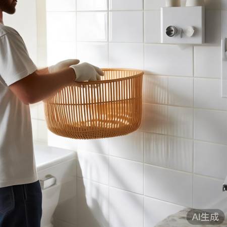 卫生间装背篓，选材搭配慎安装