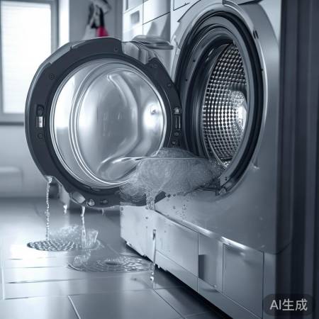 洗衣机用后排水，通风防潮