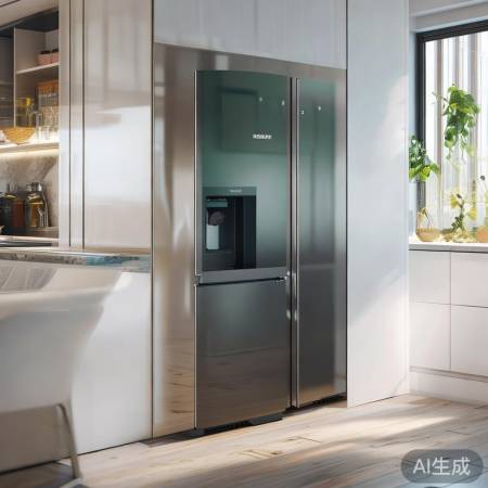 海尔冰箱玻璃面板,厨房小清新升