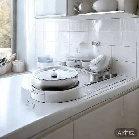 “苏泊尔燃气灶，简约易洁”