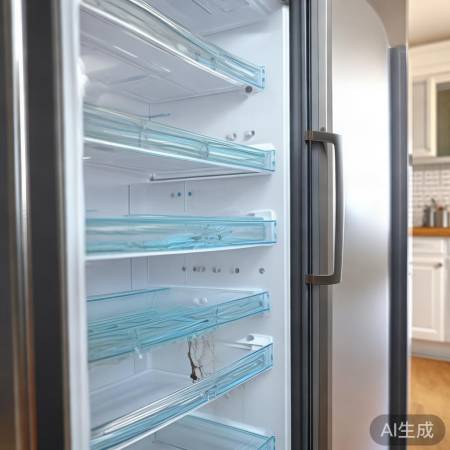 检查冰箱冷管裂痕