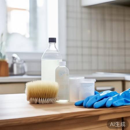 清洁工具：刷子、白醋、小苏打