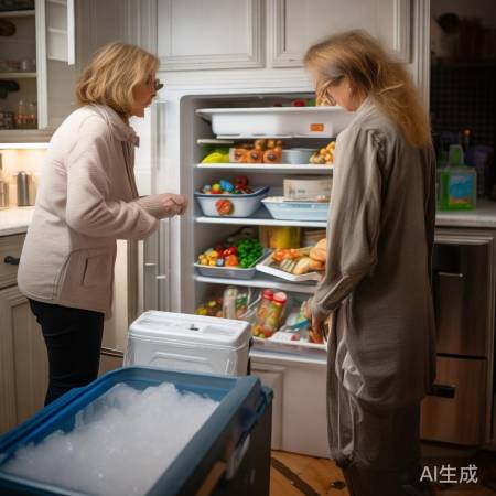 检查冰箱,食品保鲜