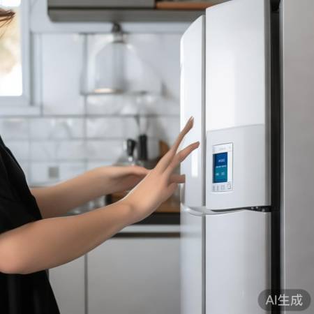 “少开冰箱节能省电”
