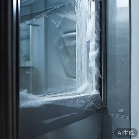 冰箱门封条老化导致漏水