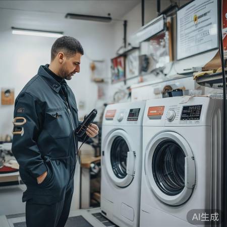 专业认证,严格规范洗衣维修