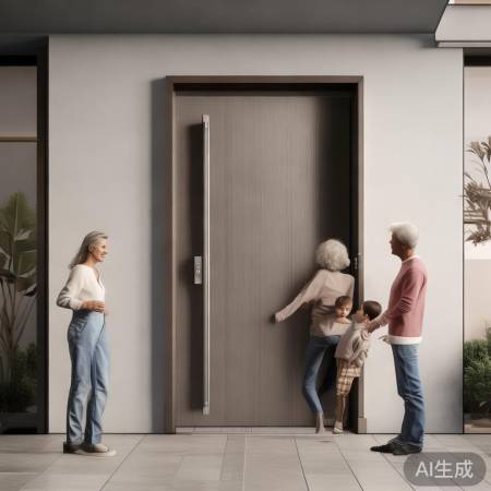 “防盗门选款看实用，安全至上。