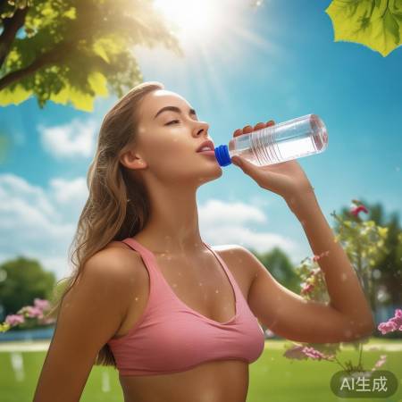 夏日防晒多喝水