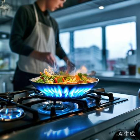 燃气灶火焰稳定，烹饪快效率高